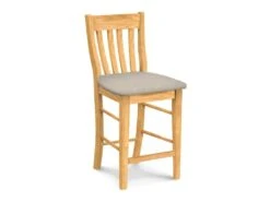 S-6162-F6 Upholstered Cafe Counter Stool -Wilmington S 6162UPH F47 Beyond Mink