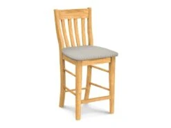 S-6162-F6 Upholstered Cafe Counter Stool -Wilmington S 6162UPH F79 Haberdash Gray