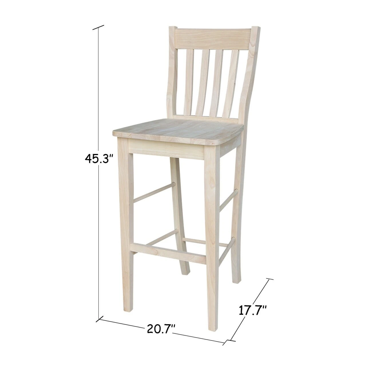S-6163 30″ Cafe Barstool 2 S-6163 30″ Cafe Barstool - Image 2