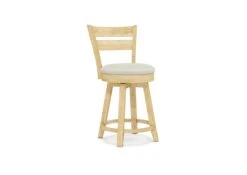 S-800SW-F6 Upholstered Sara Swivel Stool -Wilmington S 800SW F55