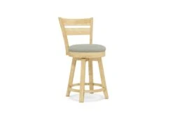 S-800SW-F6 Upholstered Sara Swivel Stool -Wilmington S 800SW F56
