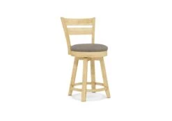 S-800SW-F6 Upholstered Sara Swivel Stool -Wilmington S 800SW F58