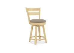 S-800SW-F6 Upholstered Sara Swivel Stool -Wilmington S 800SW F67