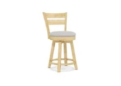 S-800SW-F6 Upholstered Sara Swivel Stool -Wilmington S 800SW F79