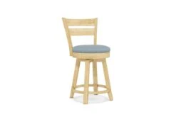 S-800SW-F6 Upholstered Sara Swivel Stool -Wilmington S 800SW F88