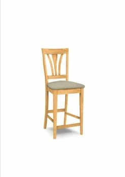 S-9182-F6 Upholstered Fan Back Counter Stool -Wilmington S 9182 F49 3