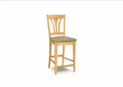 S-9182-F6 Upholstered Fan Back Counter Stool -Wilmington S 9182 F67