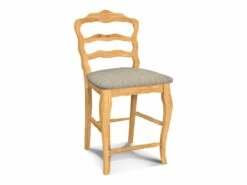 S-9202-F6 Versailles Ladder Back Counter Stool -Wilmington S 9202 F49 Majorly Linen