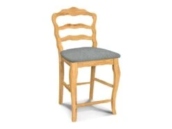 S-9202-F6 Versailles Ladder Back Counter Stool -Wilmington S 9202UPH F37 Phoebe Slate