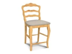S-9202-F6 Versailles Ladder Back Counter Stool -Wilmington S 9202UPH F47 Beyond Mink