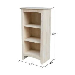 SH-18236A Shaker Bookcase -Wilmington SH 18236A DIMENSION