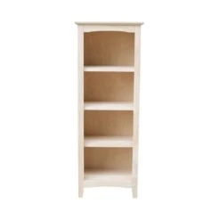 SH-18248A Shaker 18×48 Bookcase -Wilmington SH 18248A FRONT