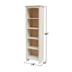 SH-18260A Shaker Bookcase -Wilmington SH 18260A DIMENSION