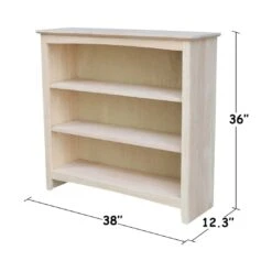 SH-38236A Shaker Bookcase -Wilmington SH 38236A DIMENSION