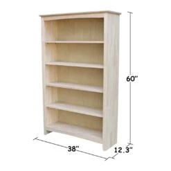 SH-38260A Tall Shaker Bookcase -Wilmington SH 38260A DIMENSION