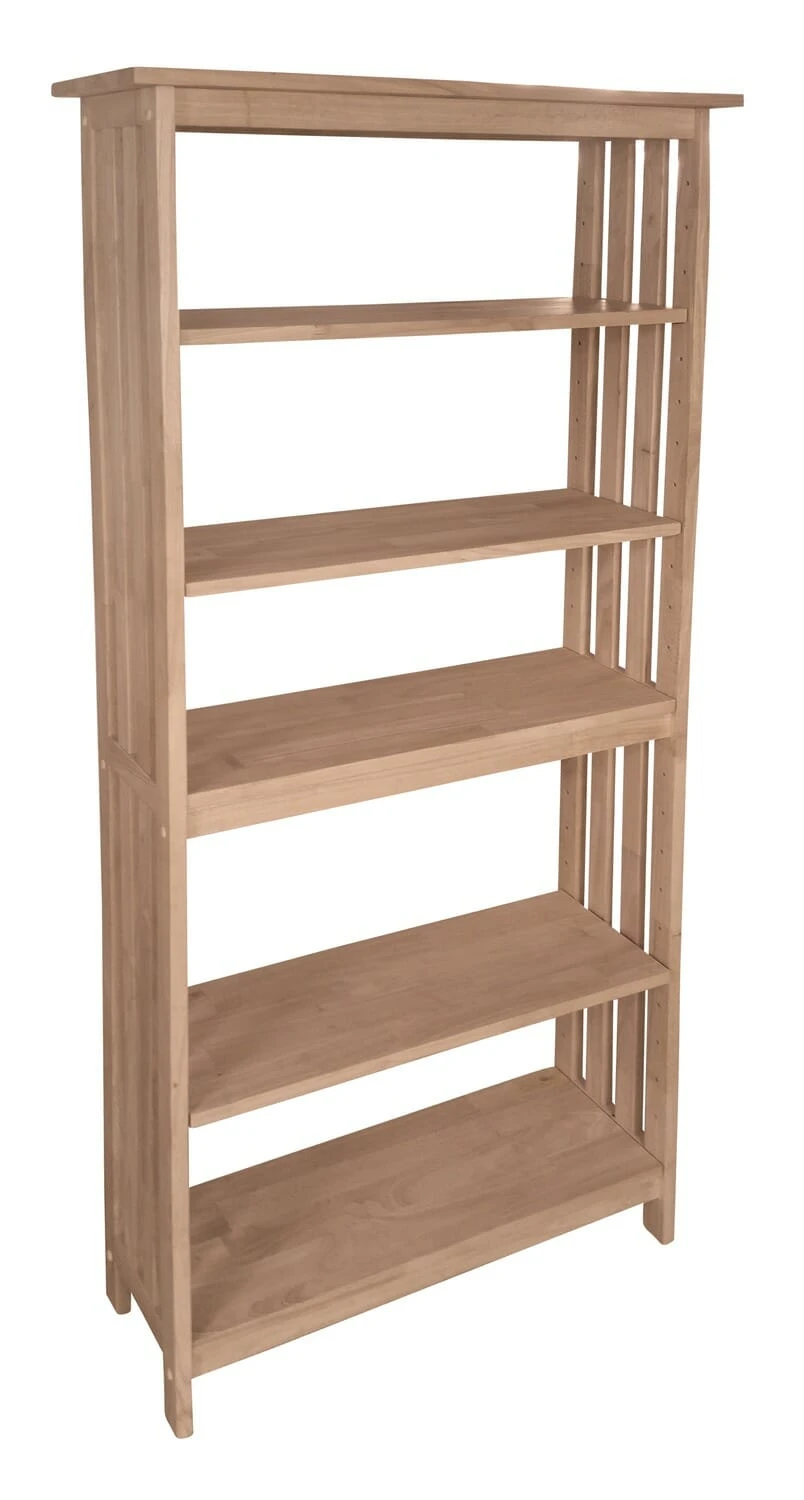 SH-7230M 72″ Tall Mission Bookcase 1 SH-7230M 72″ Tall Mission Bookcase
