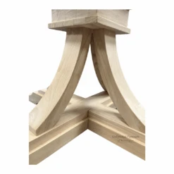 T-12B-36 Paige Flair Counter Height Pedestal Base -Wilmington T 12B 30 curves 1