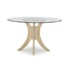 T-148B-30-Glass Sienna Glass Top Table