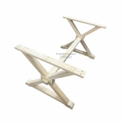 T-3872TB Farmhouse Chic Trestle Base -Wilmington T 3872 Top Angle