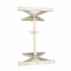 T-3872TB Farmhouse Chic Trestle Base -Wilmington T 3872 Top View