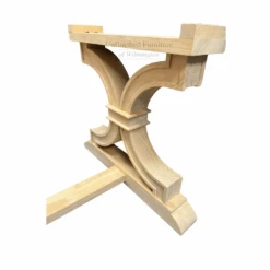T-4078XB Sonoma Table Base -Wilmington T 4078XB side angle