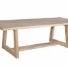 T-4090AB Live Edge Trestle Table