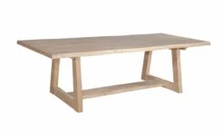 T-4090AB Live Edge Trestle Table