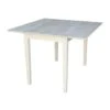 T-40DS 40 Inch Square Drop Leaf Table