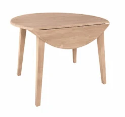 T-42DL 42 Inch Round Drop Leaf Table
