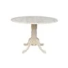T-42DP 42″ Round Drop Leaf Table