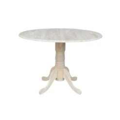 T-42DP 42″ Round Drop Leaf Table