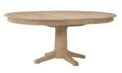 T-4848XBT 48 Inch Round Butterfly Leaf Table -Wilmington T 4848XBT T 7XBlarge