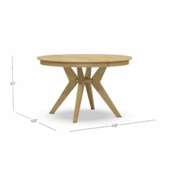 T-48T & T-15B Penta Table Top And Base -Wilmington T 48T T 15B DIMS.jpg