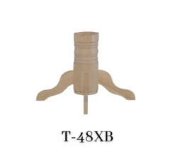 T-4848XBT 48 Inch Round Butterfly Leaf Table -Wilmington T 48XB