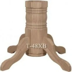 T-48XB 8″ Pedestal Base For Extension Tables -Wilmington T 48XB Parawood 8 Pedestal Base for T 42XBT or T 4848XBT10001156 31556