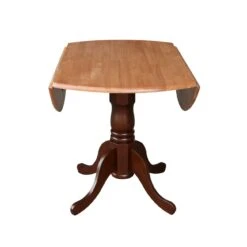 T-42DP 42″ Round Drop Leaf Table 27 T-42DP 42″ Round Drop Leaf Table -Wilmington T58 42DP TWO DROPLEAVES DOWN