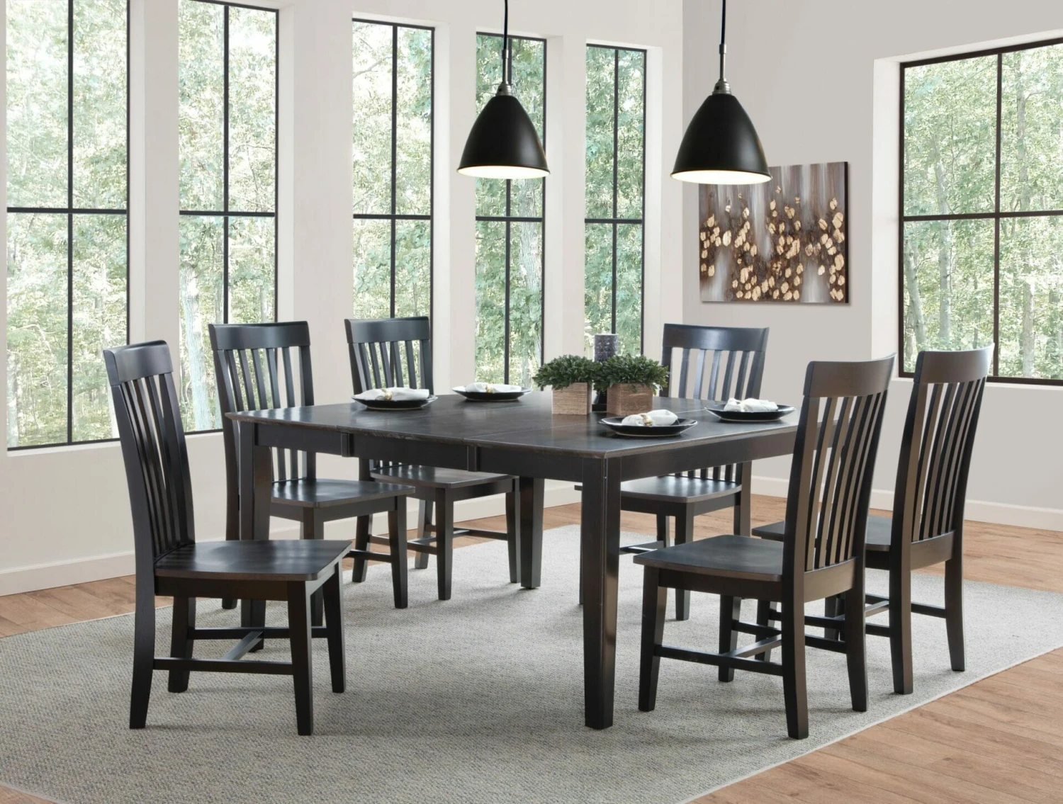 T-3654XBT-230S Dining Height Square Extension Table 4 T-3654XBT-230S Dining Height Square Extension Table - Image 4