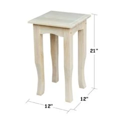 TT21 21″ Tall Tea Table -Wilmington TT21 DIMENSION