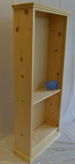 VR3072-10 Amish Pine Bookcase -Wilmington VR3072 10 side