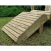 601-500SS Assembled Weathercraft Pressure Treated Pine Ottoman/Footrest With Stainless Hardware