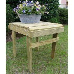 501-500SS Assembled Weathercraft Pressure Treated Pine Side Table With Stainless Hardware