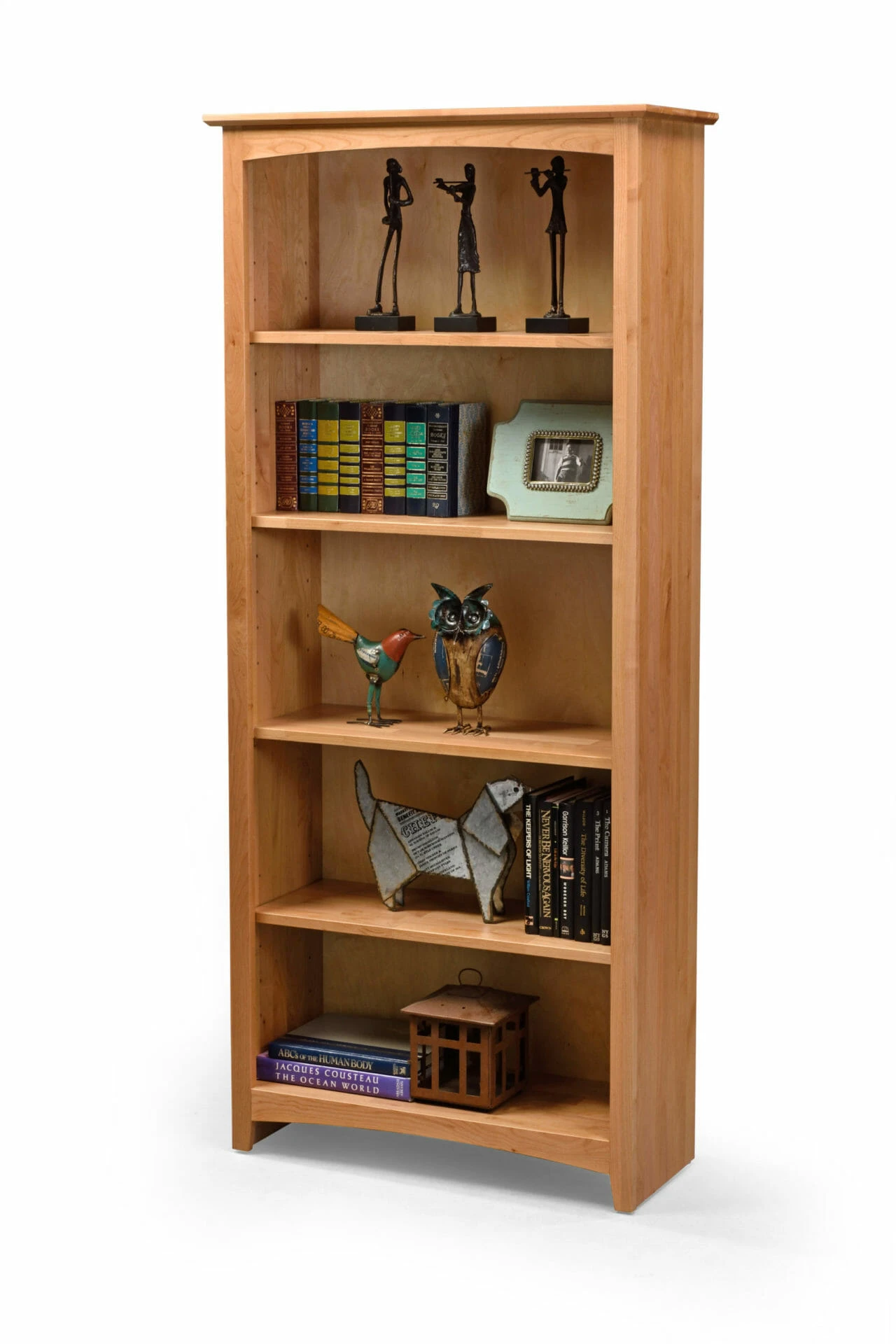 63072 30″x 72″ Alder Shaker Bookcase 1 63072 30″x 72″ Alder Shaker Bookcase