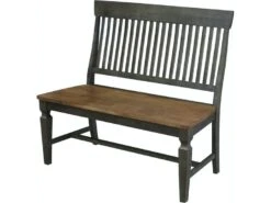 BE-65 Vista Slatback Bench -Wilmington be45 65