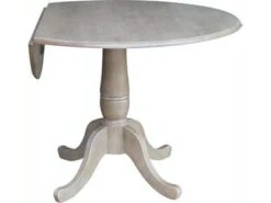 T-42DP 42″ Round Drop Leaf Table 22 T-42DP 42″ Round Drop Leaf Table -Wilmington t09 42dp one leaf down