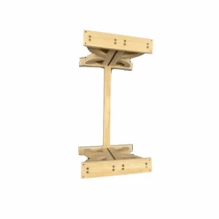 T-4084STB Palmetto Table Base -Wilmington top view