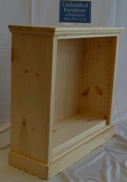 VR3030-10 Amish Pine Bookcase 7 VR3030-10 Amish Pine Bookcase -Wilmington vr3030 10 side view