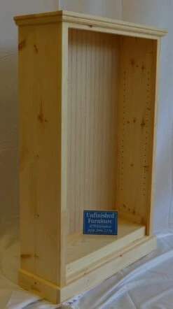 VR3048-10 Amish Pine Bookcase -Wilmington vr3048 10 side view