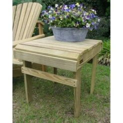 501-500SS Assembled Weathercraft Pressure Treated Pine Side Table With Stainless Hardware -Wilmington weathercraft sode table 3 10001948 32000
